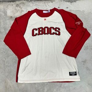CBOCS Managers Conference 2004‎ Baseball T Shirt Mens Large Red White